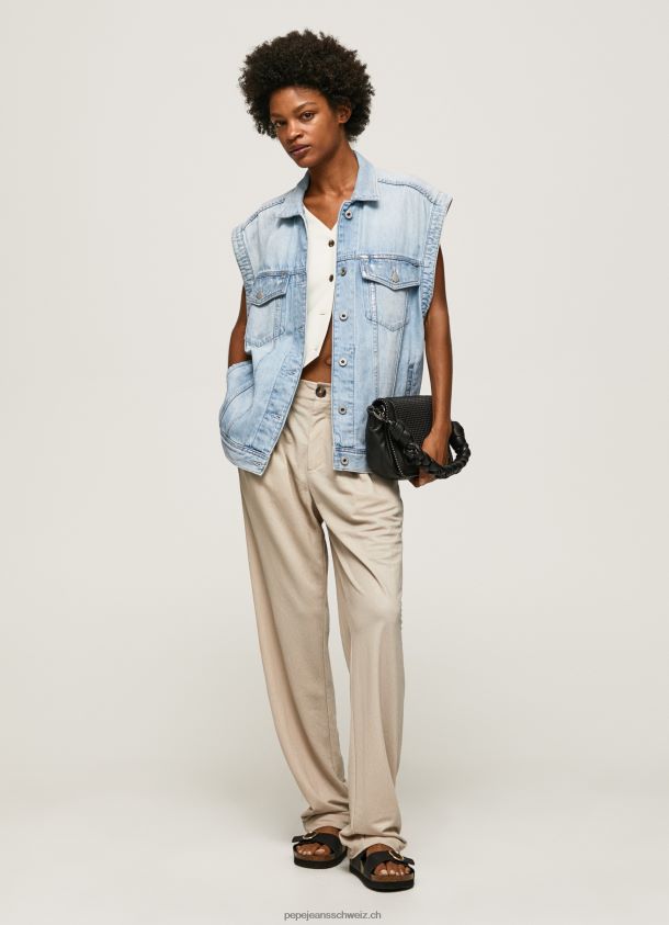 Übergroße Jeansweste Frauen Pepe Jeans Denim 84XH6T131