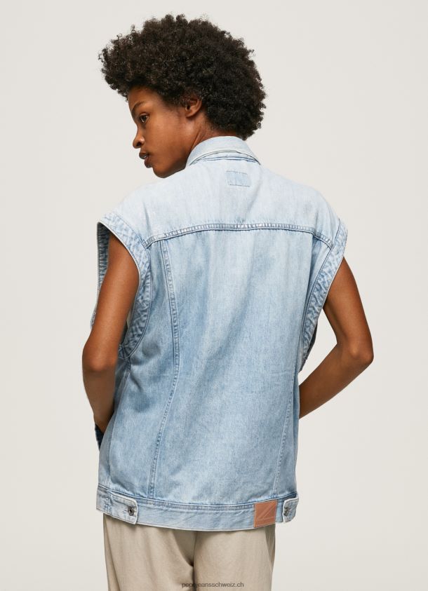 Übergroße Jeansweste Frauen Pepe Jeans Denim 84XH6T131