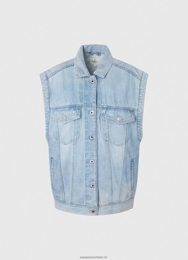 Übergroße Jeansweste Frauen Pepe Jeans Denim 84XH6T131