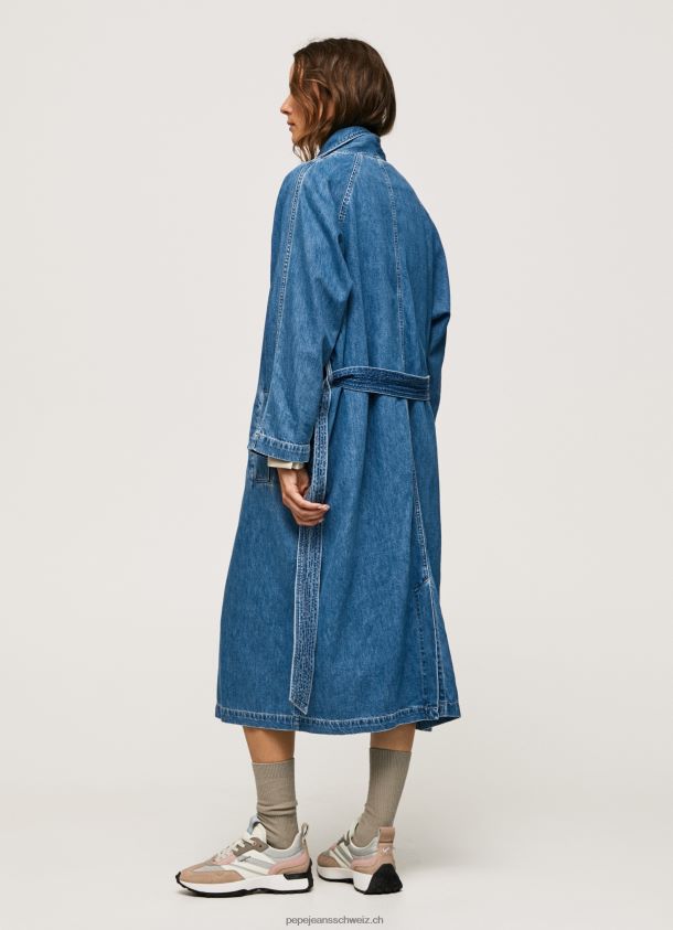 übergroßer Denim-Trenchcoat Frauen Pepe Jeans Denim 84XH6T108