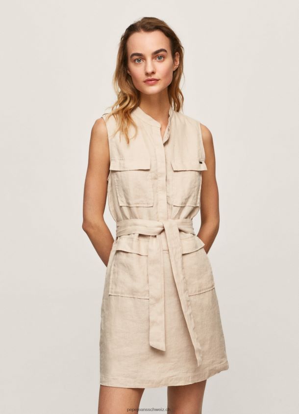 Aura Utility-Kleid Frauen Pepe Jeans Stein 84XH6T215
