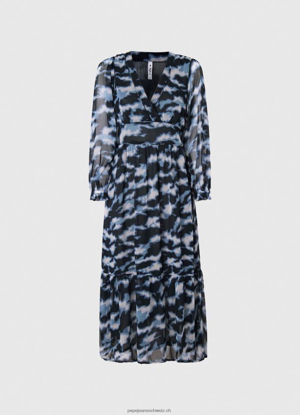 Blita bedrucktes Midikleid Frauen Pepe Jeans multi 84XH6T194
