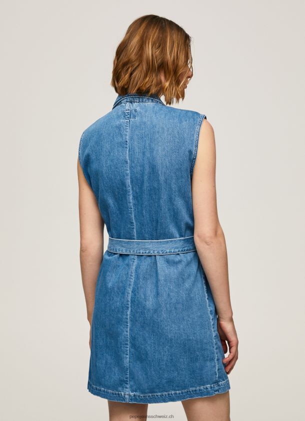 Carmen kurzes Jeanskleid Frauen Pepe Jeans Denim 84XH6T154