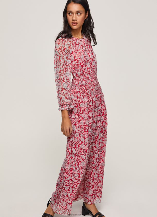 Chiffon-Kleid Frauen Pepe Jeans multi 84XH6T143