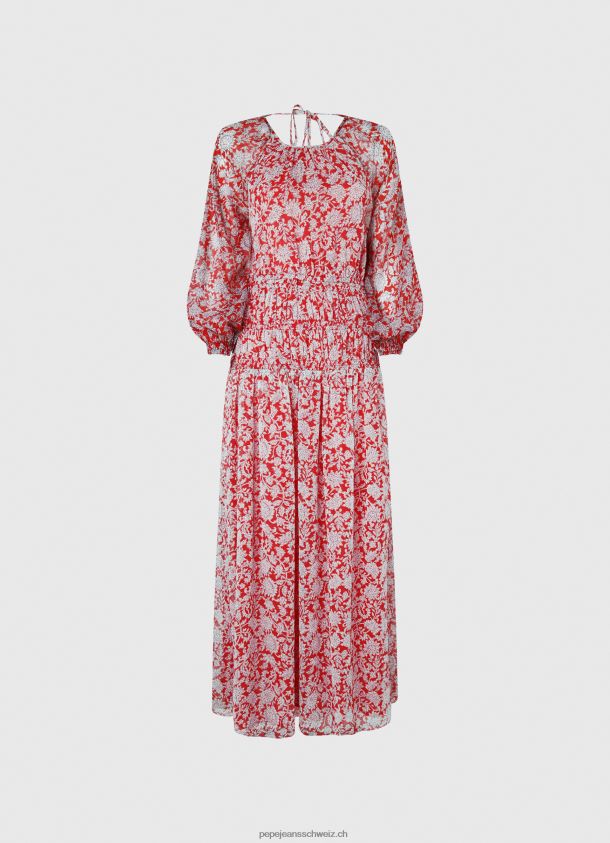 Chiffon-Kleid Frauen Pepe Jeans multi 84XH6T143