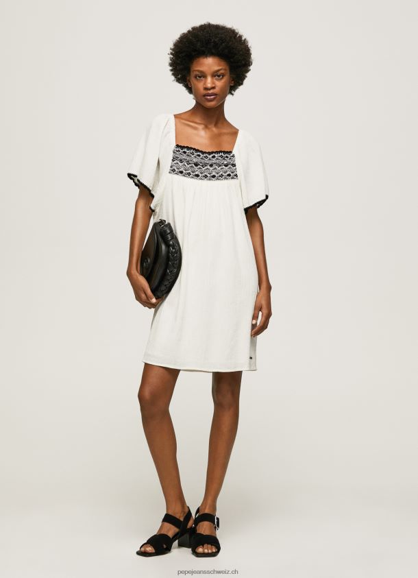 Kleid aus Bambula-Baumwolle Frauen Pepe Jeans Mousse 84XH6T188