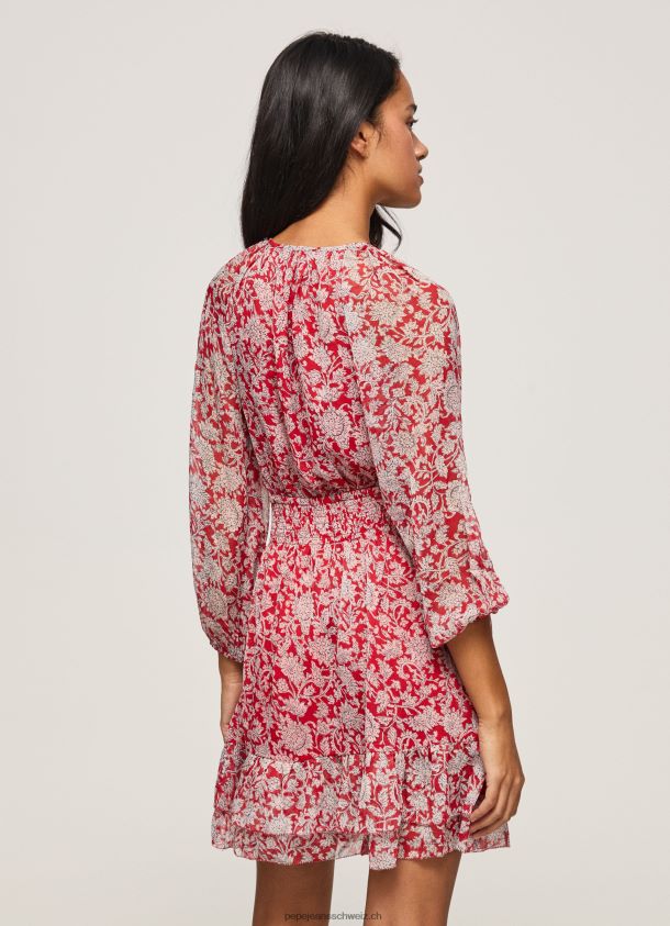 Kleid mit Blumendruck Frauen Pepe Jeans multi 84XH6T144
