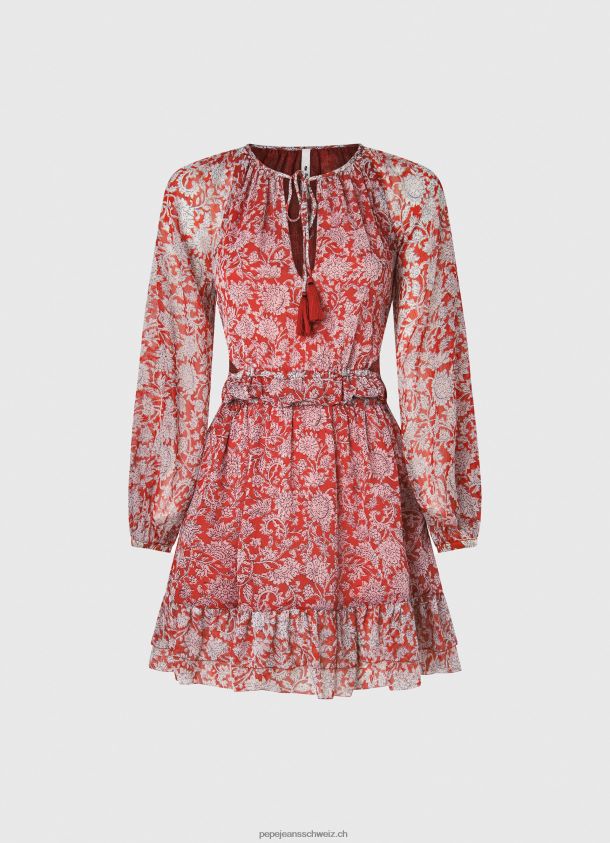 Kleid mit Blumendruck Frauen Pepe Jeans multi 84XH6T144