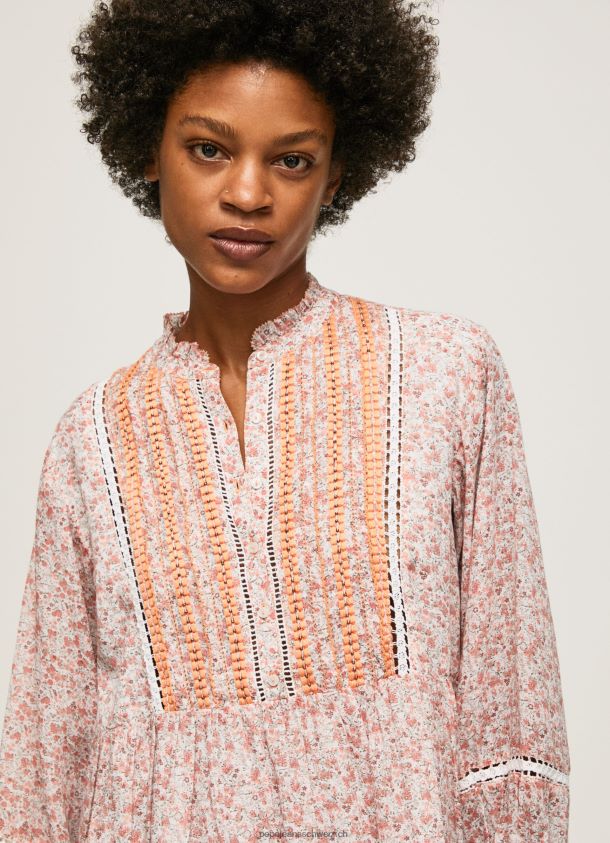 Kleid mit Blumendruck Frauen Pepe Jeans multi 84XH6T181