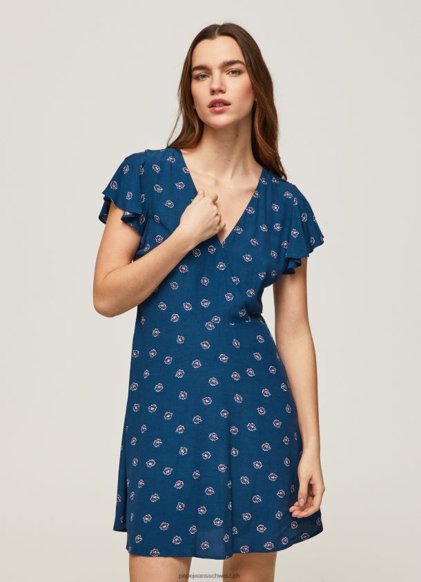 Kleid mit Blumendruck Frauen Pepe Jeans multi 84XH6T193
