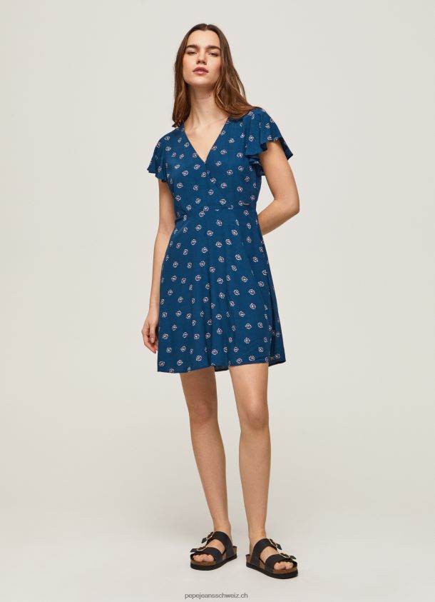 Kleid mit Blumendruck Frauen Pepe Jeans multi 84XH6T193