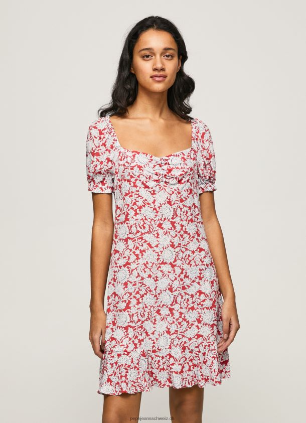 Kleid mit Pavana-Blumendruck Frauen Pepe Jeans multi 84XH6T167