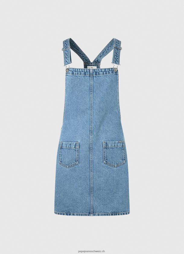 Latzkleid aus Denim Frauen Pepe Jeans Denim 84XH6T162