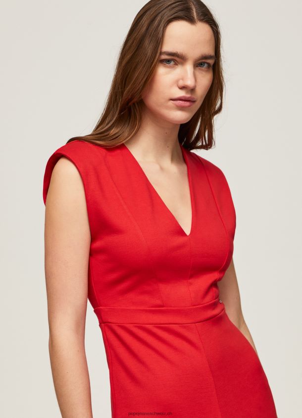 Melodie ärmelloser Overall Frauen Pepe Jeans königsrot 84XH6T204