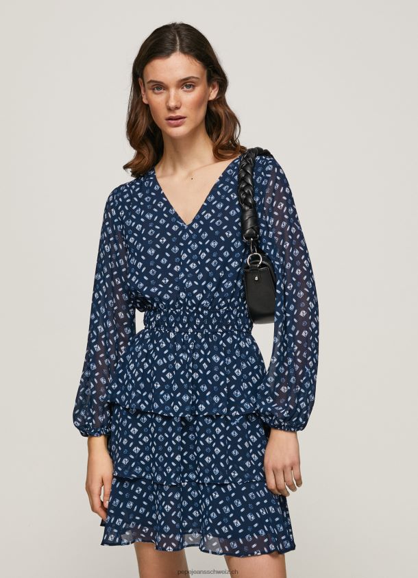 Minikleid mit Eyra-Print Frauen Pepe Jeans multi 84XH6T198