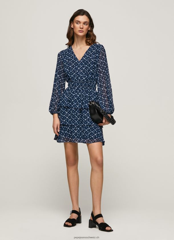 Minikleid mit Eyra-Print Frauen Pepe Jeans multi 84XH6T198
