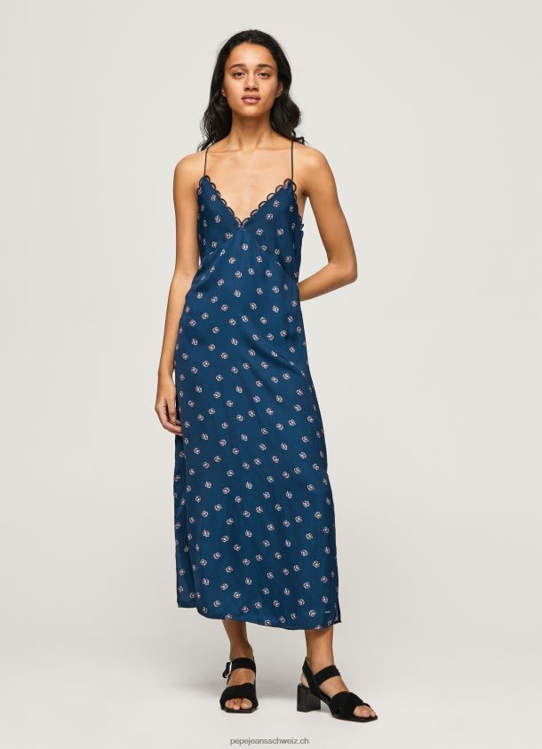 Pala Kleid aus geblümtem Satin Frauen Pepe Jeans multi 84XH6T161