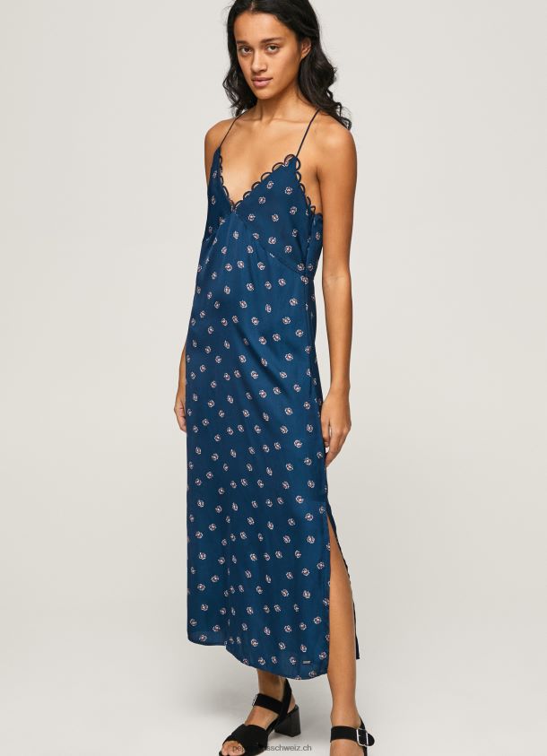 Pala Kleid aus geblümtem Satin Frauen Pepe Jeans multi 84XH6T161