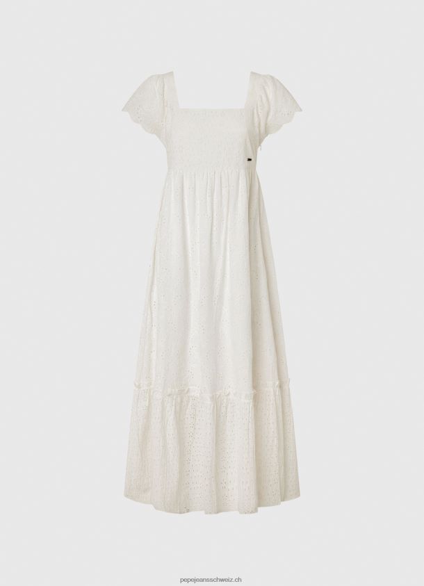 Peri Baumwollkleid Frauen Pepe Jeans Weiss 84XH6T217