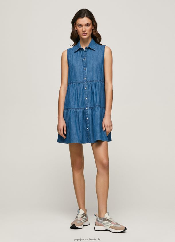 arya kurzes jeanskleid Frauen Pepe Jeans Denim 84XH6T183