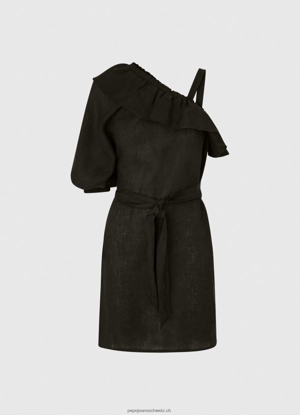 asymmetrisches Kleid Frauen Pepe Jeans Schwarz 84XH6T200