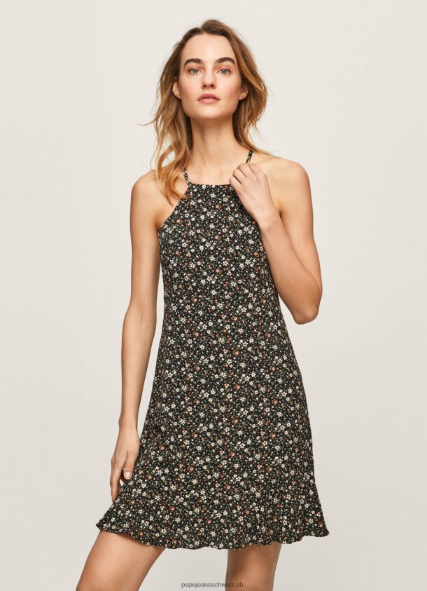 fließendes Kleid mit Pospy-Blumenmuster Frauen Pepe Jeans multi 84XH6T222