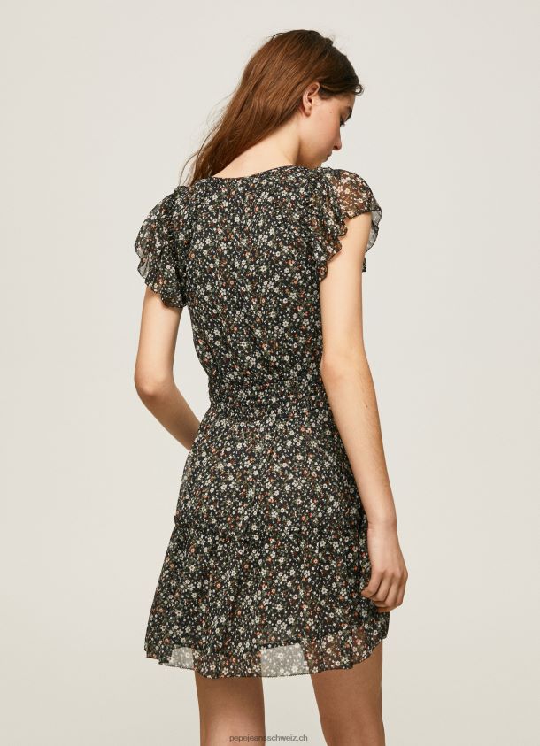 geblümtes Chiffonkleid Frauen Pepe Jeans multi 84XH6T171