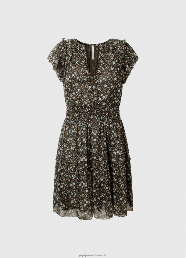 geblümtes Chiffonkleid Frauen Pepe Jeans multi 84XH6T171