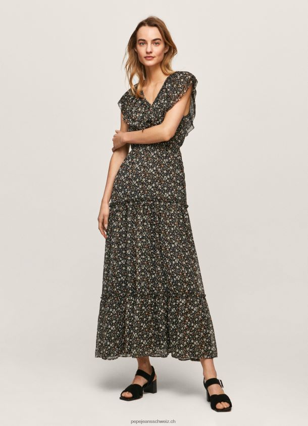 geblümtes Chiffonkleid Frauen Pepe Jeans multi 84XH6T214