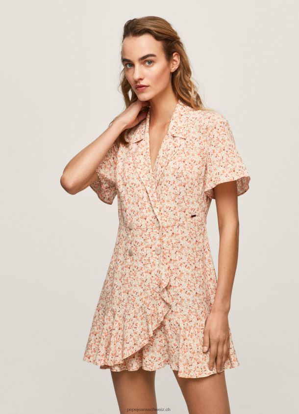 geblümtes Wickelkleid Frauen Pepe Jeans multi 84XH6T213