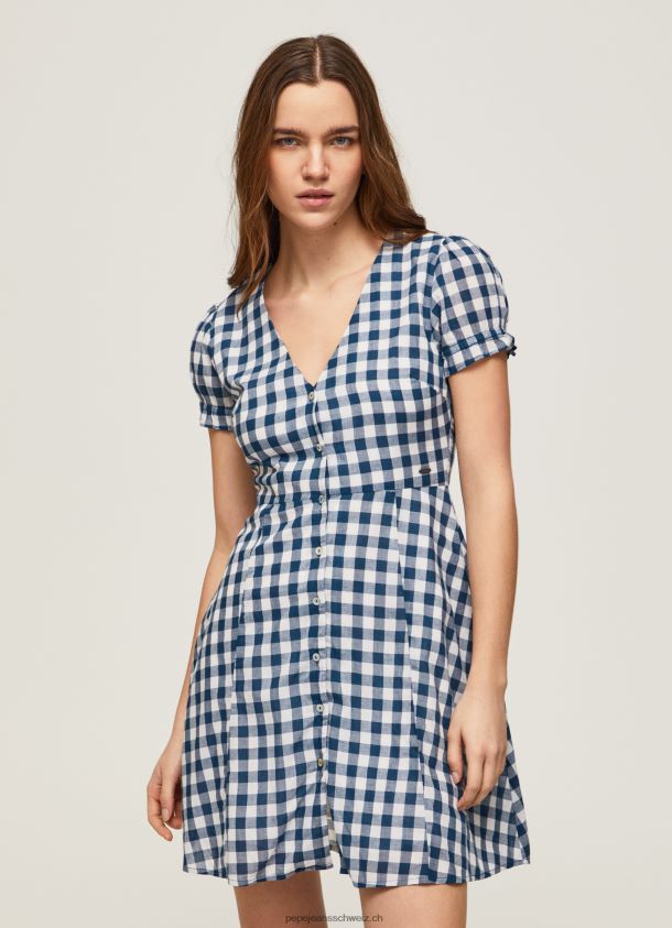 kariertes Kleid mit Print Frauen Pepe Jeans multi 84XH6T184