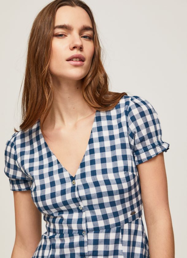 kariertes Kleid mit Print Frauen Pepe Jeans multi 84XH6T184