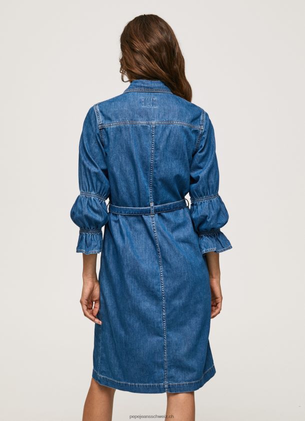 kurzes Jeanshemdkleid Frauen Pepe Jeans Denim 84XH6T101