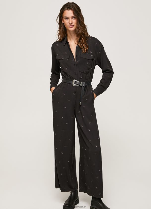 lange Paisley-Latzhose Frauen Pepe Jeans multi 84XH6T156