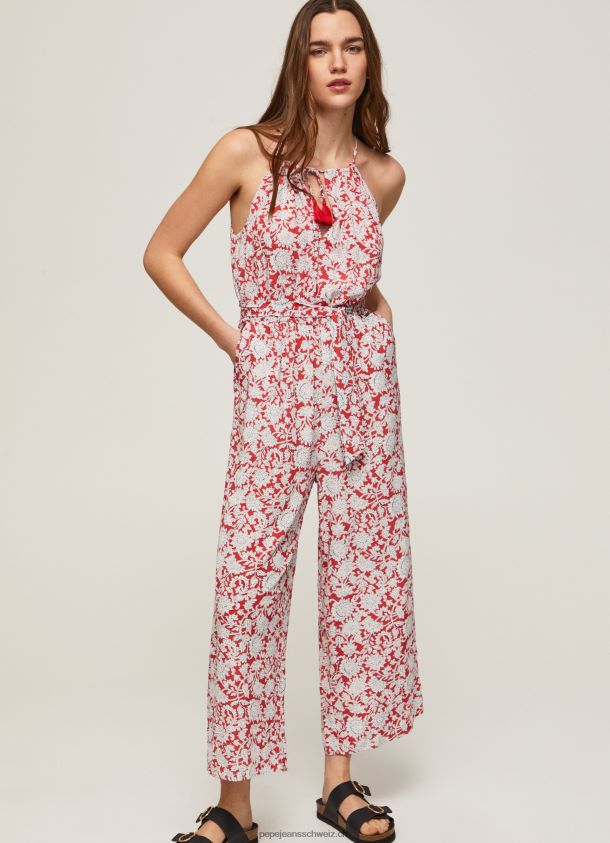 langer Overall mit Blumendruck Frauen Pepe Jeans multi 84XH6T169