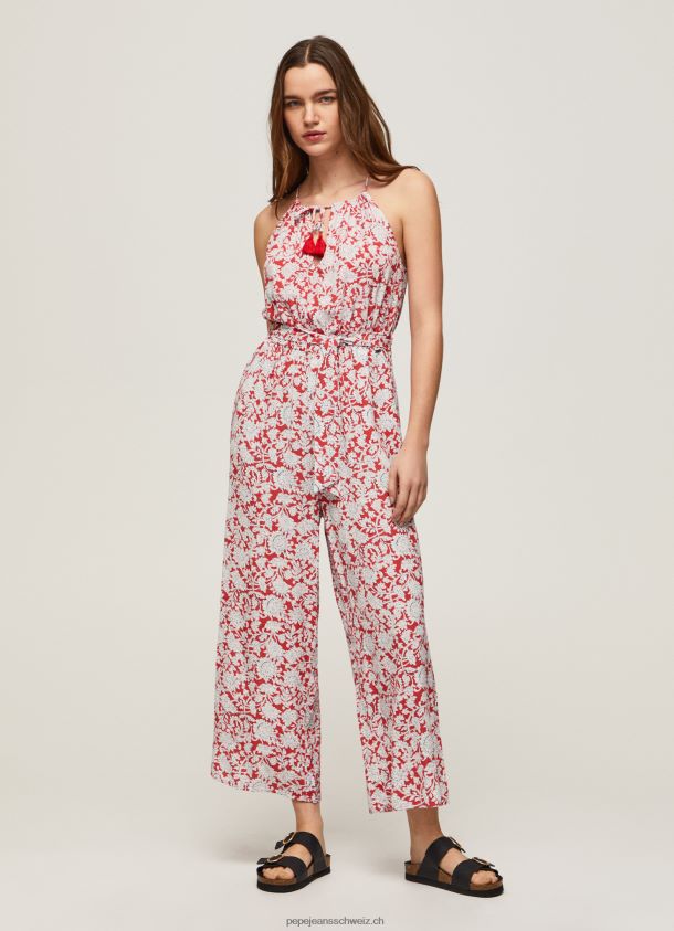 langer Overall mit Blumendruck Frauen Pepe Jeans multi 84XH6T169