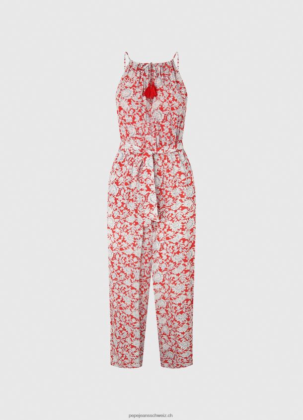 langer Overall mit Blumendruck Frauen Pepe Jeans multi 84XH6T169