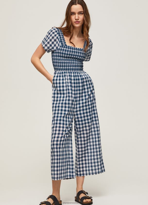 langer Overall mit kariertem Aufdruck Frauen Pepe Jeans multi 84XH6T185