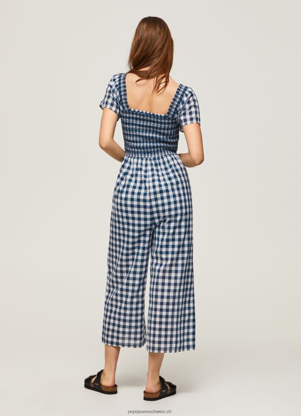 langer Overall mit kariertem Aufdruck Frauen Pepe Jeans multi 84XH6T185