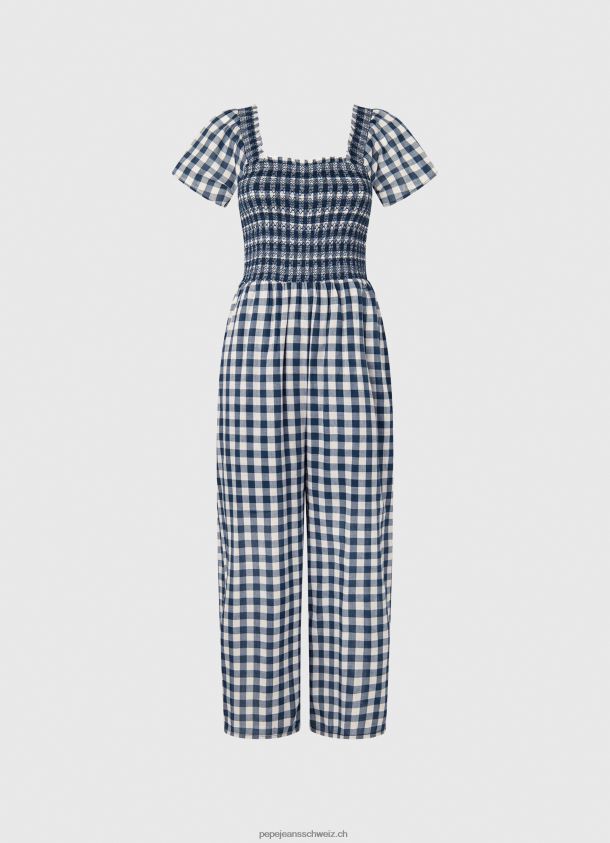 langer Overall mit kariertem Aufdruck Frauen Pepe Jeans multi 84XH6T185