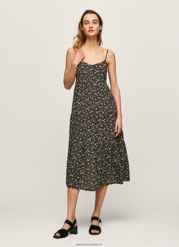pey florales, fließendes Kleid Frauen Pepe Jeans multi 84XH6T223