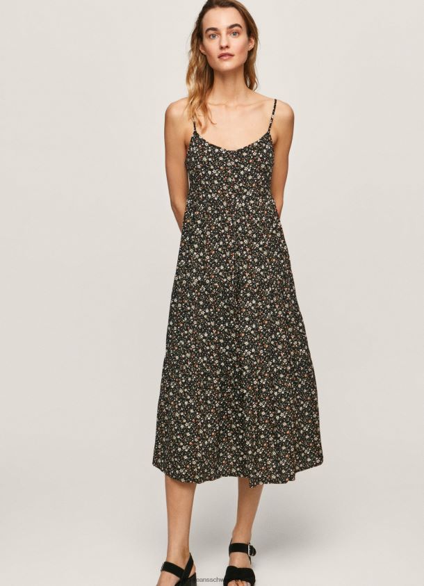 pey florales, fließendes Kleid Frauen Pepe Jeans multi 84XH6T223