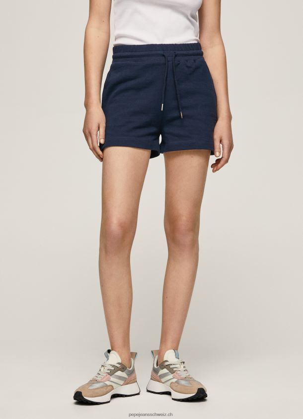 Baumwoll-Shorts mit verstellbarer Taille Frauen Pepe Jeans dulwich 84XH6T517