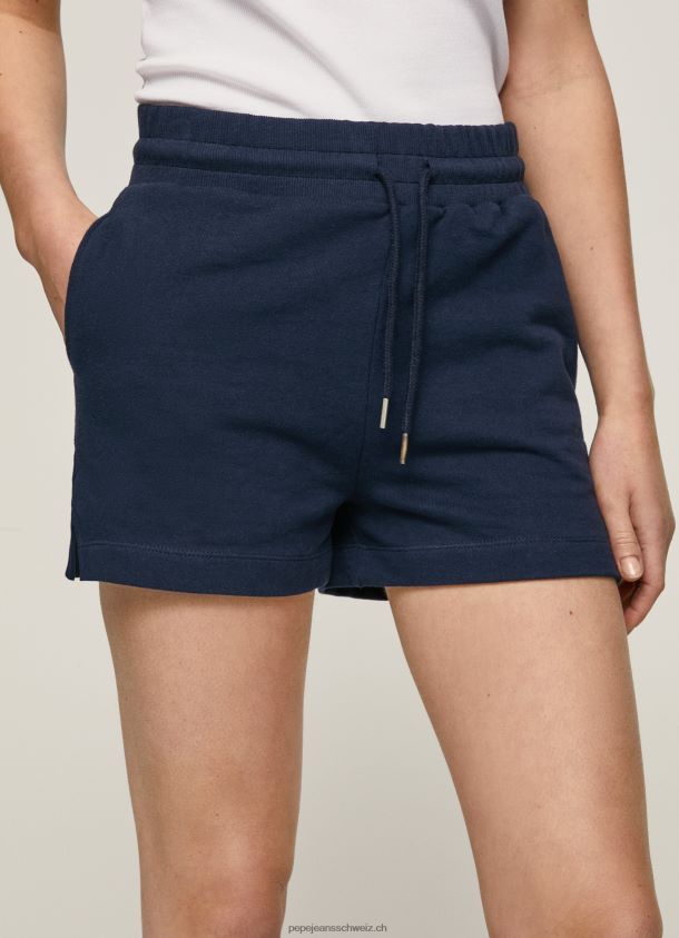 Baumwoll-Shorts mit verstellbarer Taille Frauen Pepe Jeans dulwich 84XH6T517