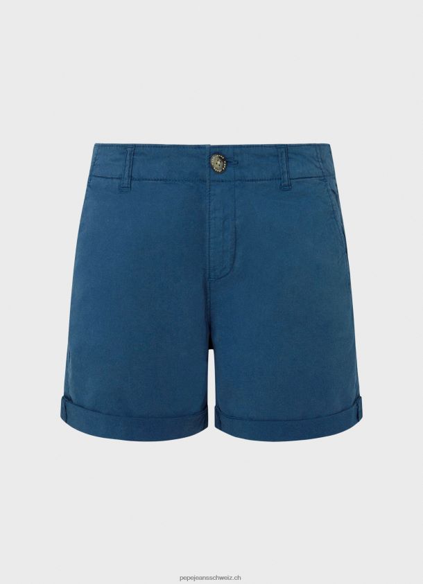 Chino-Shorts mit normaler Passform Frauen Pepe Jeans Ozean 84XH6T523