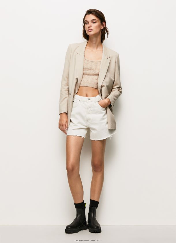 Denim-Shorts mit Ballon-Passform Frauen Pepe Jeans Denim 84XH6T498