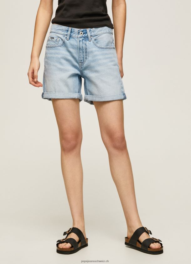 Jeansshorts in normaler Passform Frauen Pepe Jeans Denim 84XH6T492