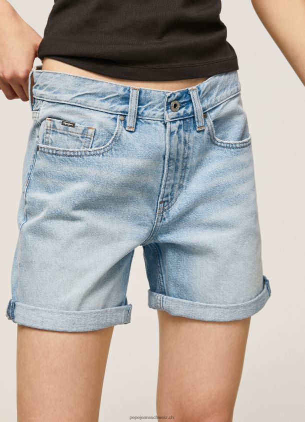 Jeansshorts in normaler Passform Frauen Pepe Jeans Denim 84XH6T492