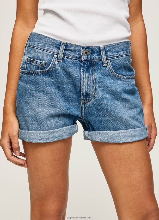 Jeansshorts in normaler Passform Frauen Pepe Jeans Denim 84XH6T496