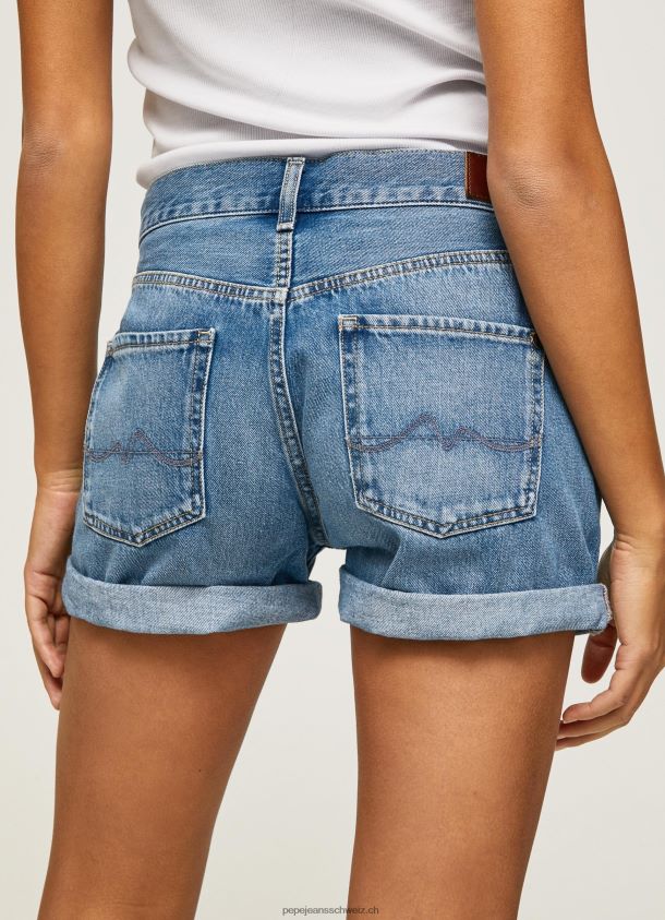 Jeansshorts in normaler Passform Frauen Pepe Jeans Denim 84XH6T496